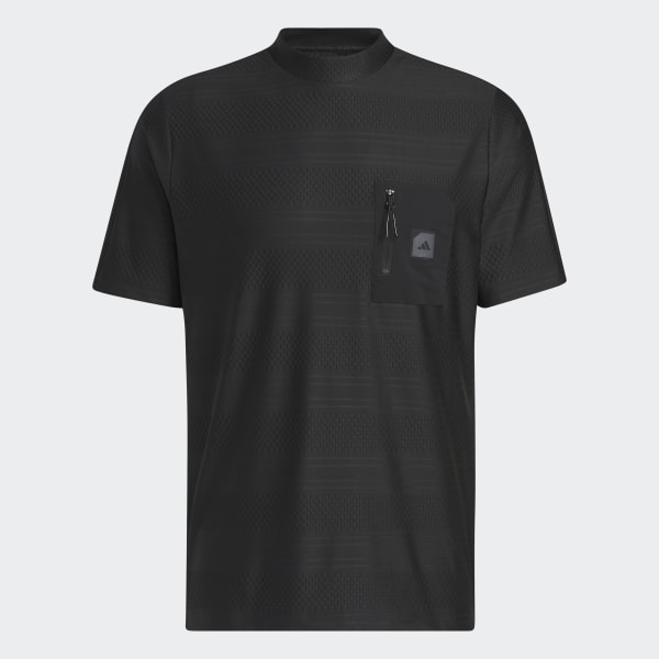 Zwart Adicross Pocket Golf Poloshirt