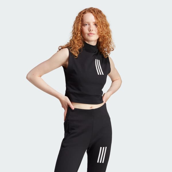 Svart Mission Victory Sleeveless Cropped Overdel