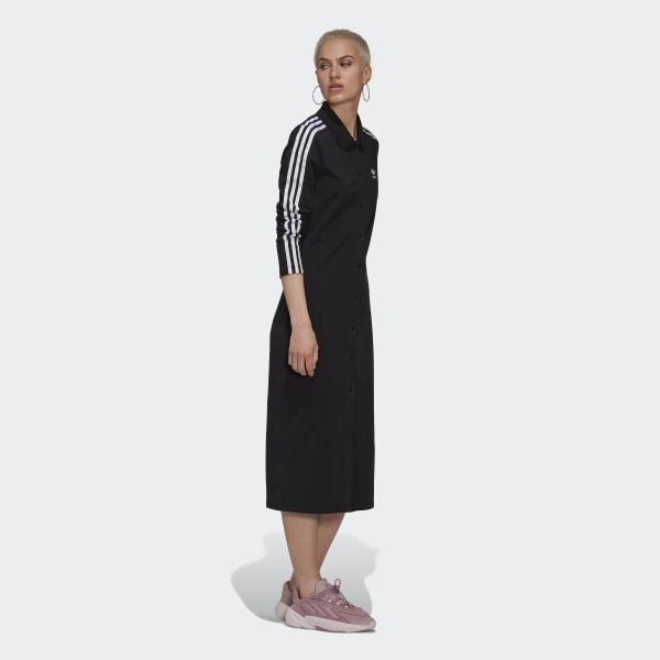 adidas Adicolor Classics Cardigan Dress - Black | adidas UK