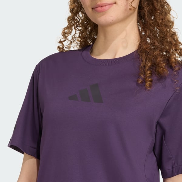 adidas Z.N.E. Tee - Purple | Free Shipping with adiClub | adidas US