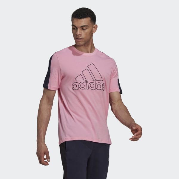 Rosa Camiseta Future Icons Embroidered Badge of Sport DO009