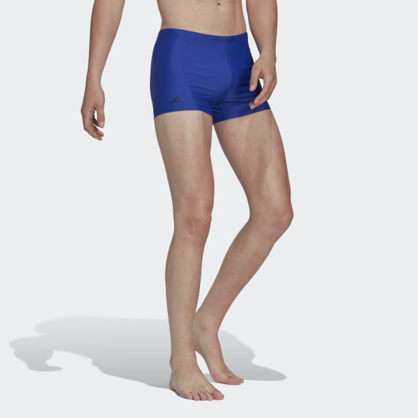 Blau Bold 3-Streifen Boxer-Badehose