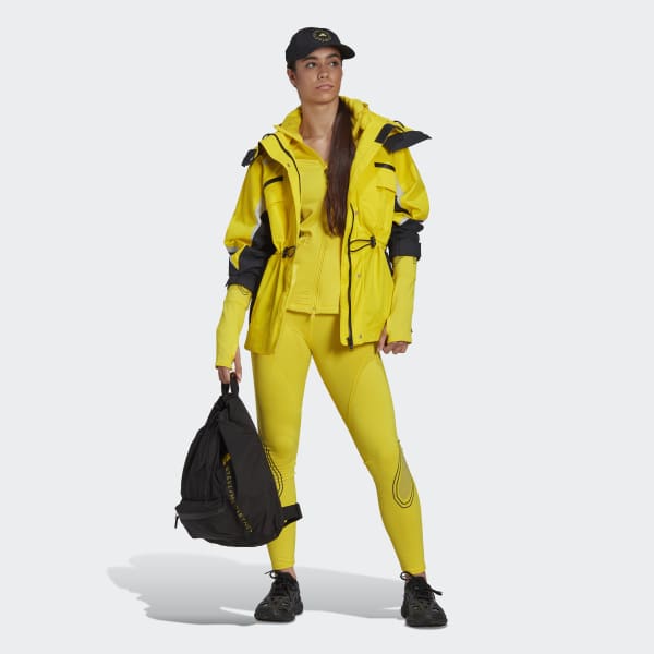 Geel adidas by Stella McCartney TruePace Running COLD.RDY Trainingsjack VT258