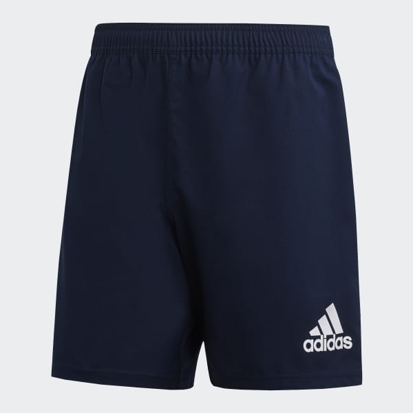 Blau 3-Streifen Shorts