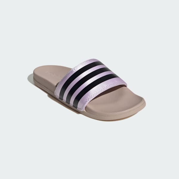 Brown Adilette Comfort Slides