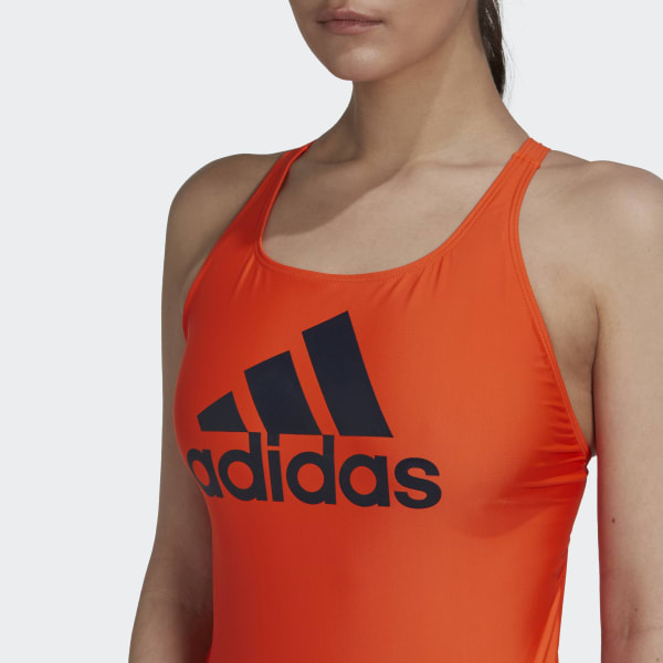Pomarańczowy SH3.RO Big Logo Swimsuit TG806