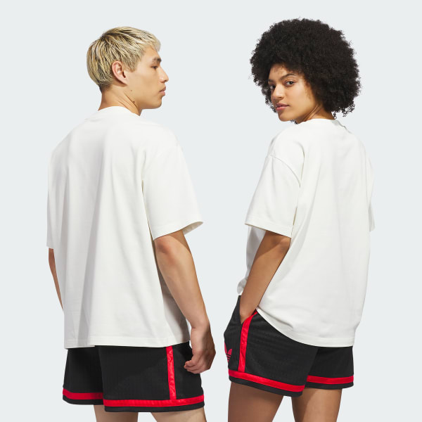 Blanco Playera Originals Basketball Team