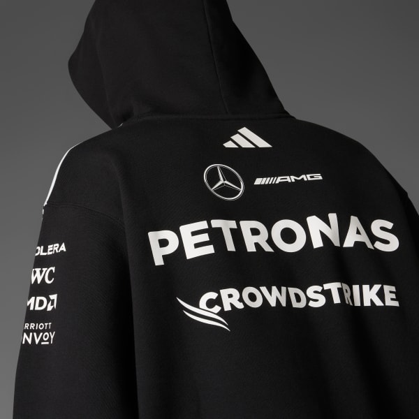 adidas MERCEDES - AMG PETRONAS FORMULA ONE TEAM HOOD - Black adidas MERCEDES - AMG PETRONAS FORMULA ONE TEAM HOOD - Black