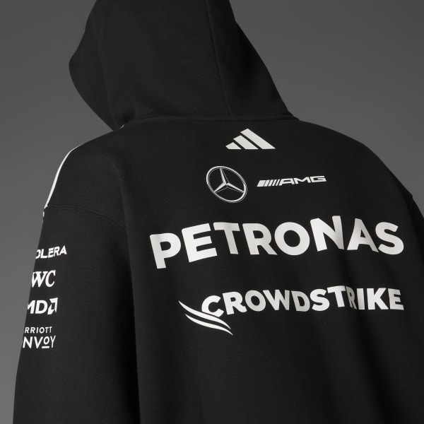 adidas MERCEDES - AMG PETRONAS FORMULA ONE TEAM HOOD - Black
