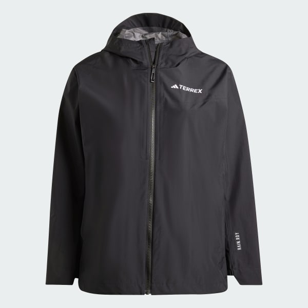Jacket US - Multi adidas Rain.Rdy Black Women\'s adidas 2.5L Terrex | (Plus | Size) Hiking