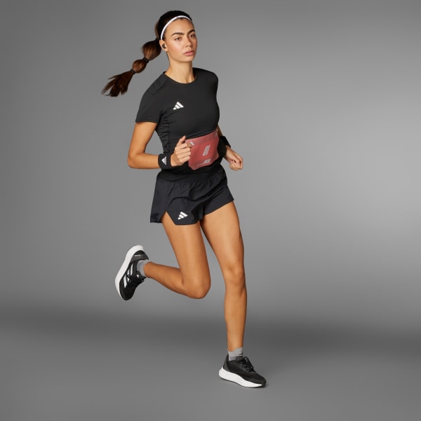 Đen Áo Thun Chạy Bộ Adizero Essentials