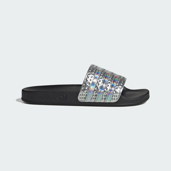 Schwarz Adilette Slides Kids