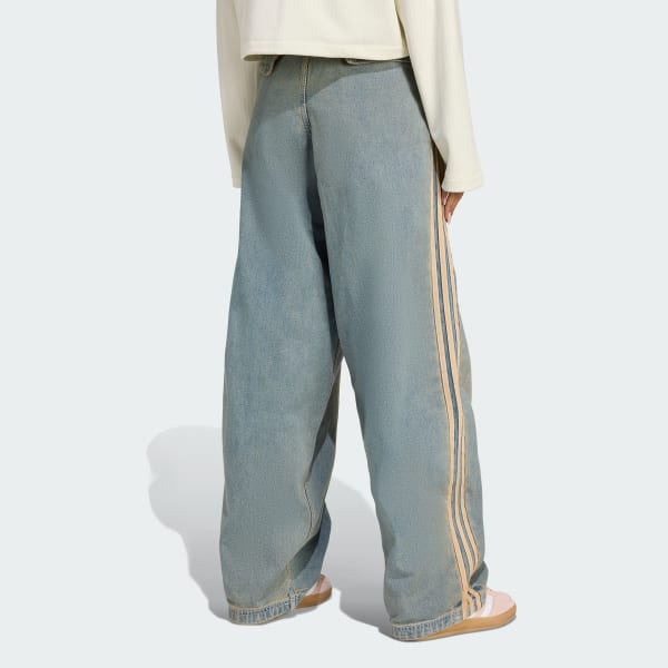 Azul Calça de Ganga Premium Essentials