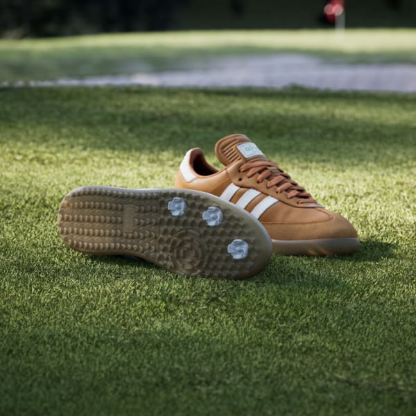 Orange Samba Spikeless Golfskor