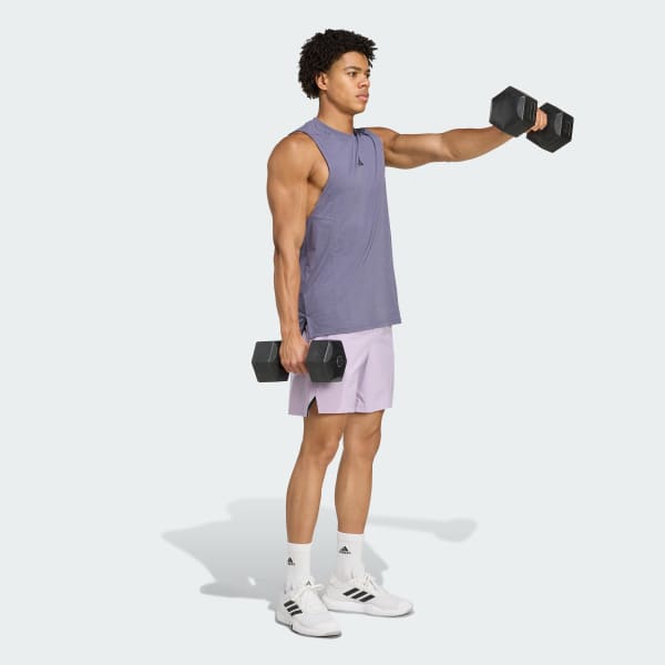 Violeta Playera sin Mangas de Entrenamiento Designed for Training