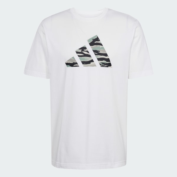 bílá Tričko Codes Camo Graphic