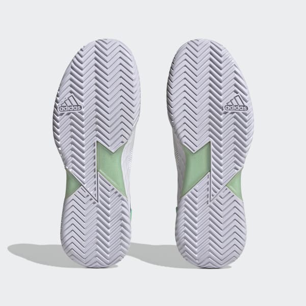 White adizero Ubersonic 4 Tennis Shoes