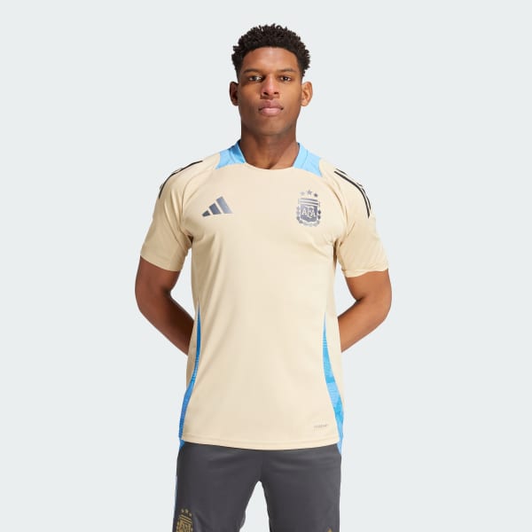 Beige Camiseta de Entrenamiento Tiro 24 Competition Argentina