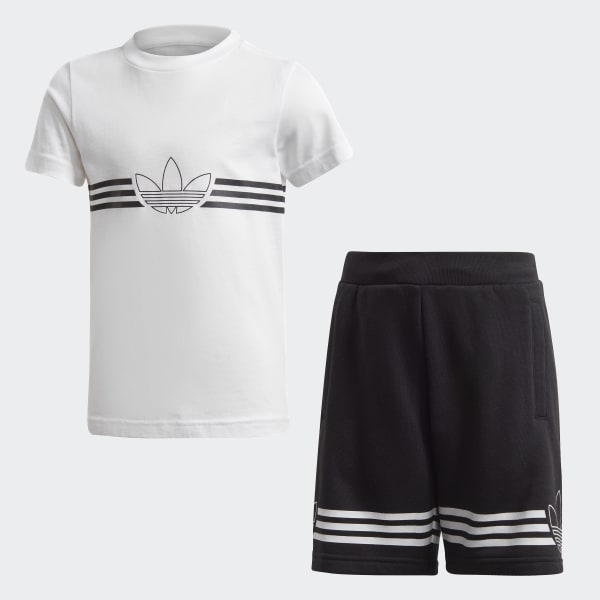mens adidas t shirt and shorts set