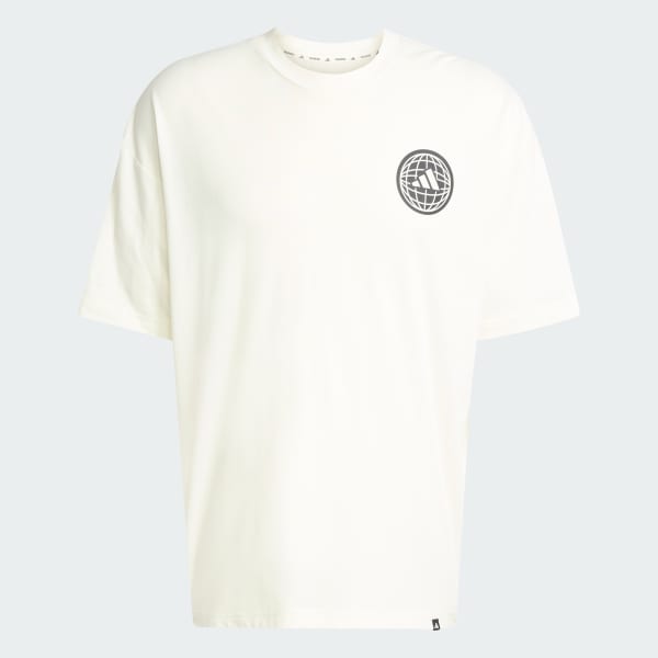 Branco Camiseta estampada Power