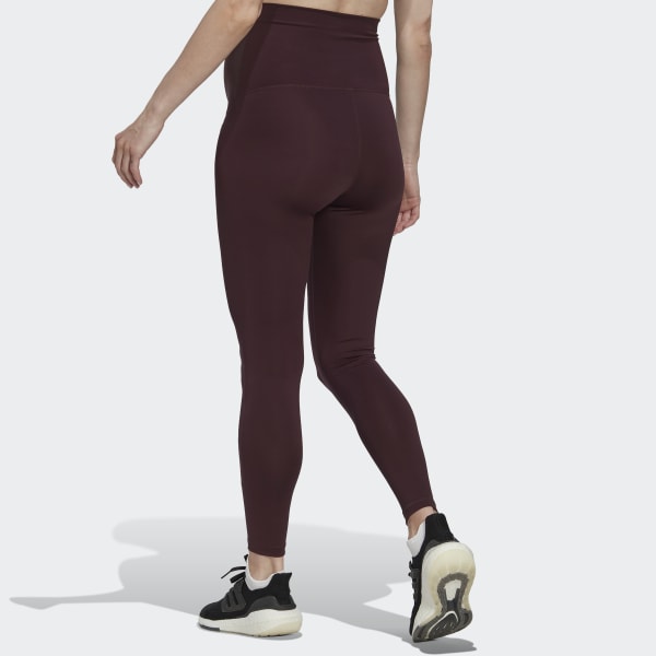 adidas Training Essentials 7/8 Leggings (Maternity) - Red, Women's Training