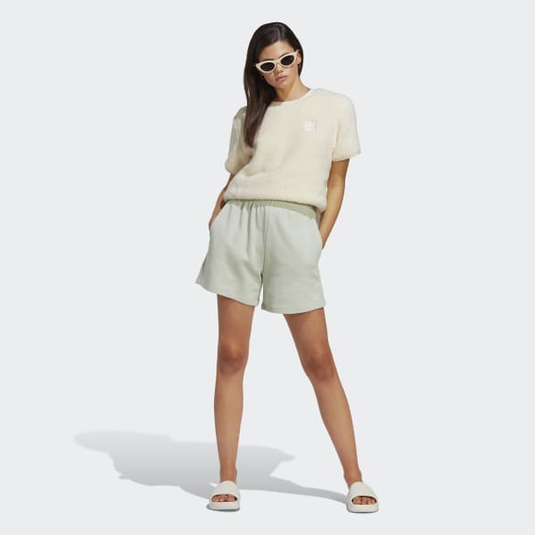 adidas Essentials+ Made with Hemp Shorts - Green | Women\'s Lifestyle |  adidas US