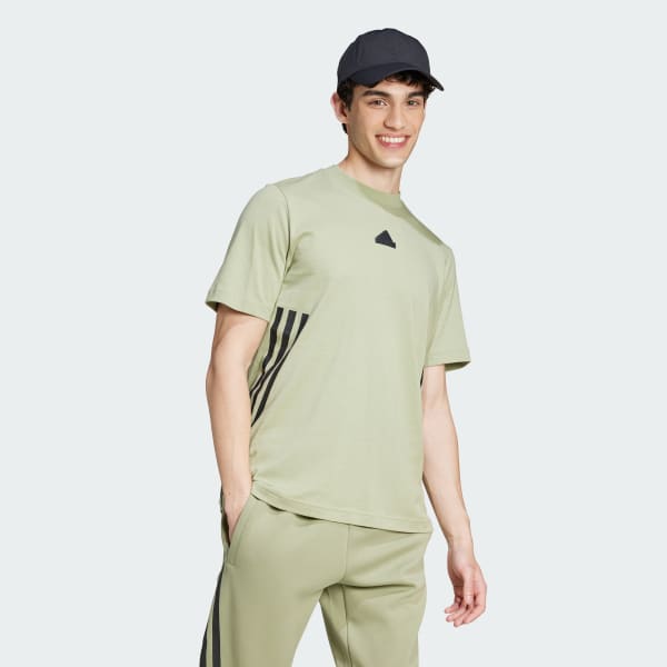 Green Future Icons 3-Stripes Tee