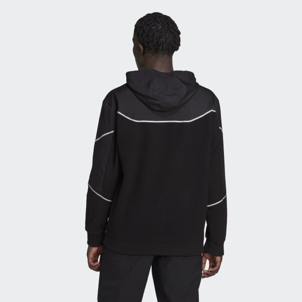 Adidas originals polar fleece sweatshirt in blac sales