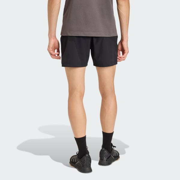cierna ŠORTKY D4T ESSENTIALS SHORTS