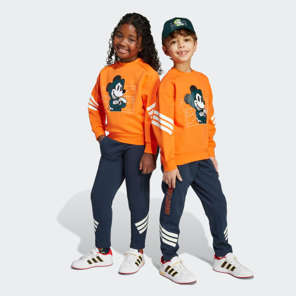 สีน้ำเงิน กางเกงขายาว adidas Disney Mickey Mouse สำหรับเด็ก