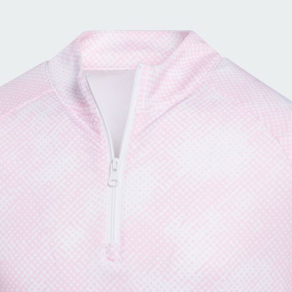 Roze Performance Long Sleeve Printed Polo Shirt Kids