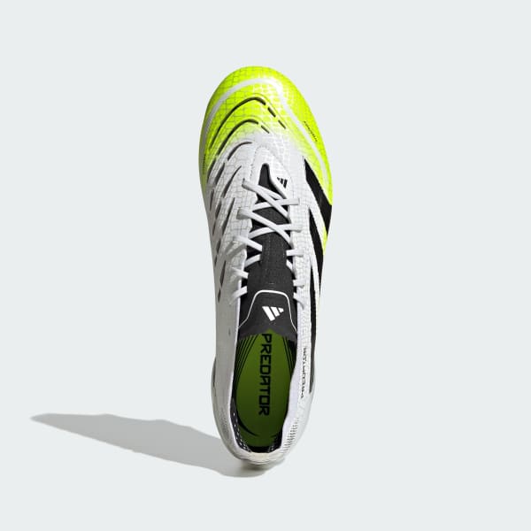 Blanco Zapatos de Fútbol para Terreno Suave Predator Elite