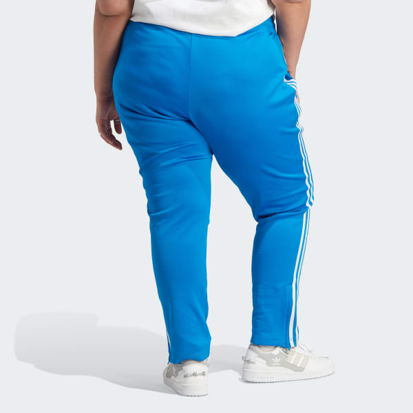 adidas Adicolor SST Track Pants (Plus Size) - Blue, Women's Lifestyle