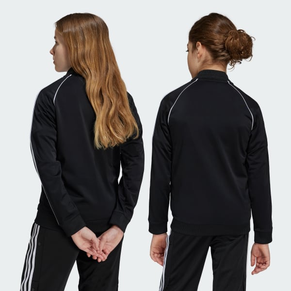 Black Adicolor SST Track Top Kids