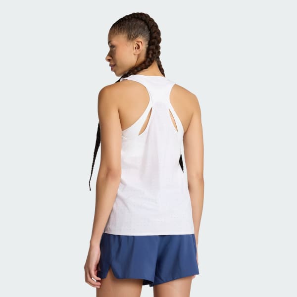 Hvid FRANCE Adizero Training Singlet T-shirt