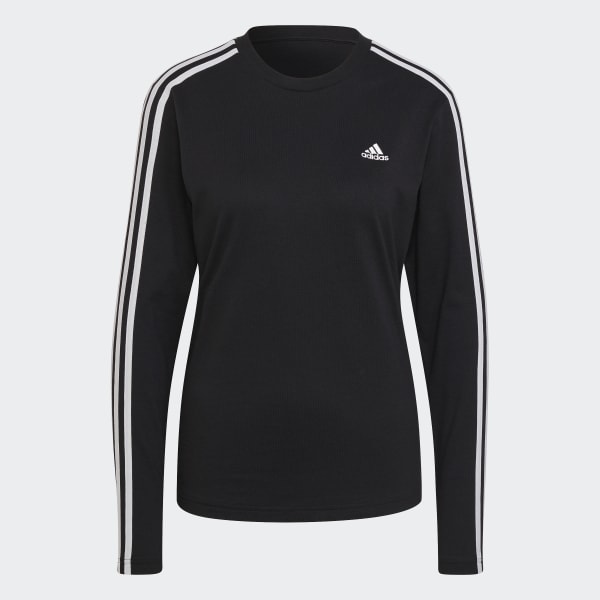 Noir Essentials 3-Stripes Long-Sleeve Top TC106