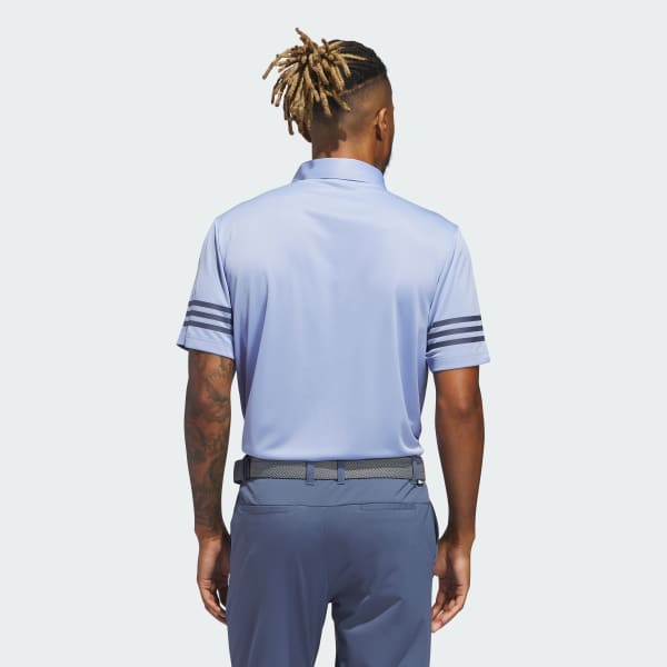 Blue 3-Stripes Polo Shirt