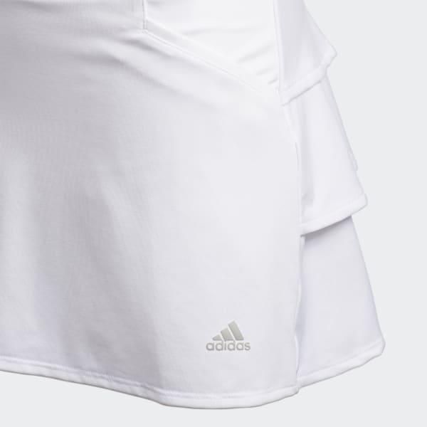 Blanco Falda pantalón Ruffled