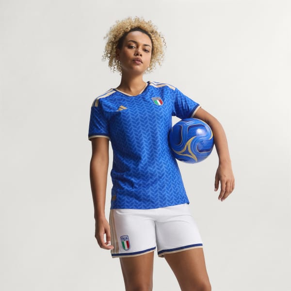 Azul Camisola Principal Oficial Italy 26 Seleção Feminina