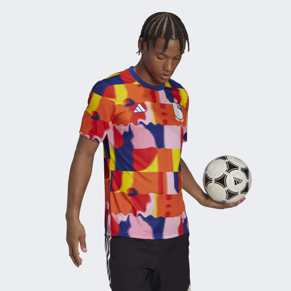 Flerfarget Belgium Pre-Match Trøye