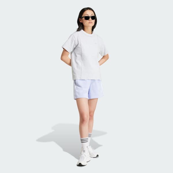 Violeta Shorts 3 Franjas Felpa Francesa