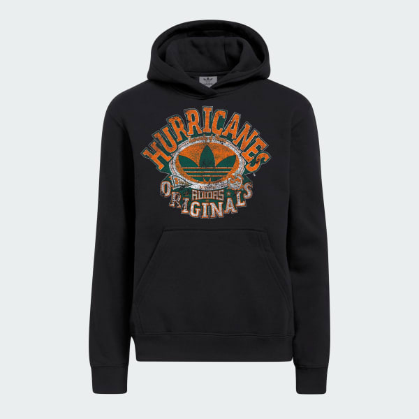 adidas Miami Hurricanes OG Hoodie - Black | Free Shipping with
