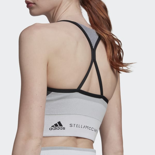 Black adidas by Stella McCartney TrueStrength Yoga Knit Light-Support Bra S3944