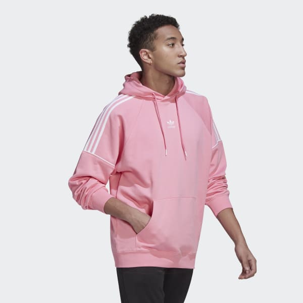 Rosa Moletom Capuz adidas Rekive L9805