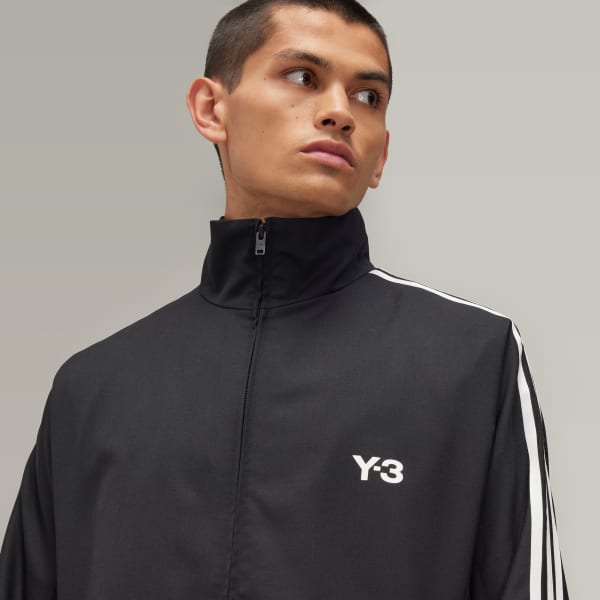 【Y3】M REF WO TRACKTOP◆IW7462 adidas Y-3 Refined Wool 3-Stripes Track Top - Black | adidas