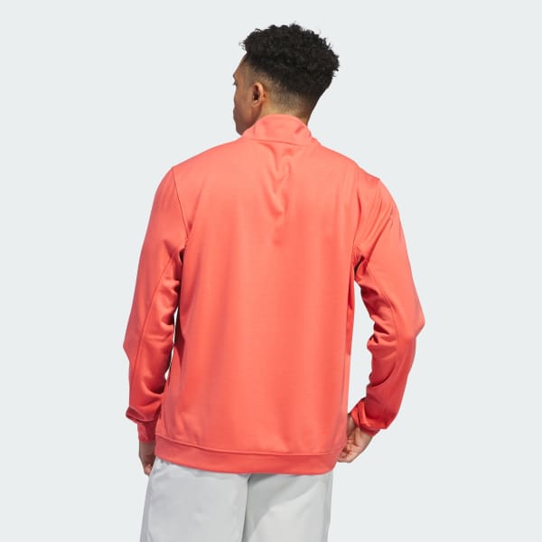 Red Elevated 1/4-Zip Pullover