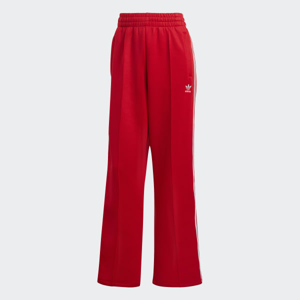 Czerwony Spodnie dresowe Adicolor Classics Oversized SST