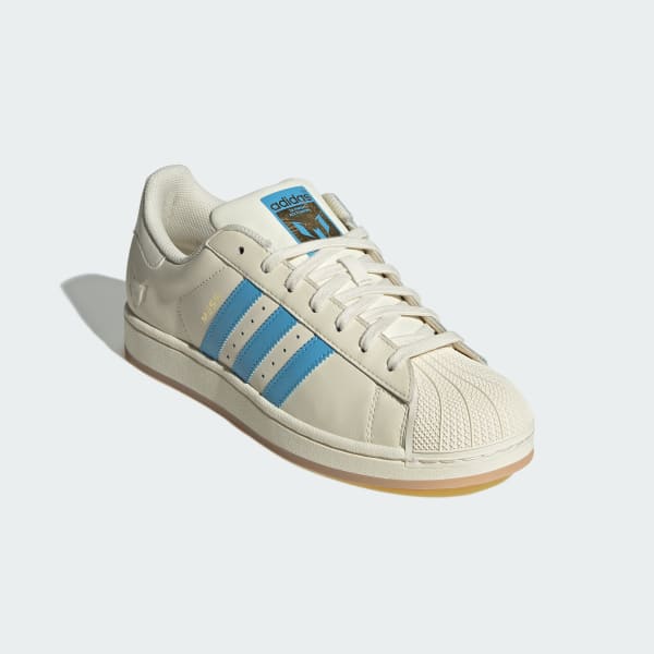 White Superstar Messi Shoes