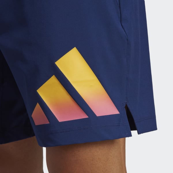 Blauw Train Icons 3-Stripes Training Short
