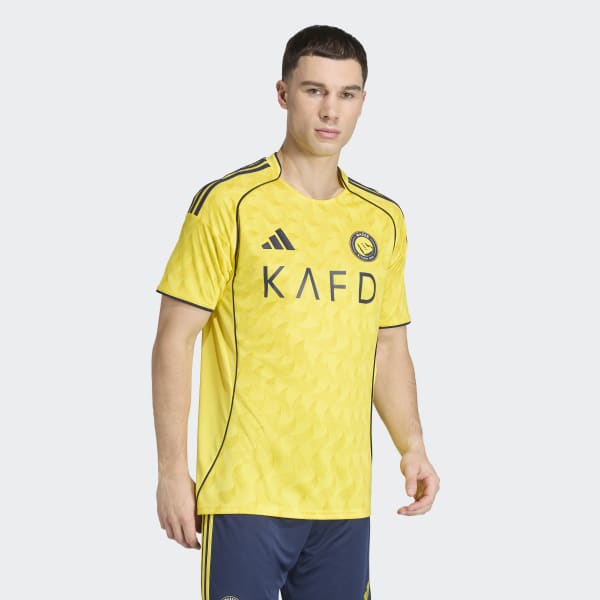adidas AEROREADY 24/25 イエロー XL adidas Al Nassr FC 25/26 Home Jersey - Yellow | Free Shipping with